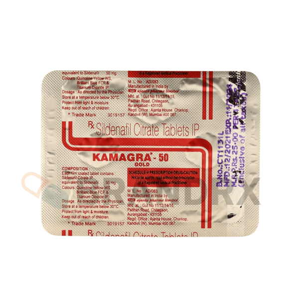 Kamagra Gold 50 mg Ajanta Pharma